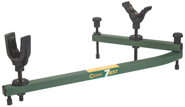 Caldwell 1071001 7-Rest  16-24" Vertical Adjustment, Green Aluminum, Ambidextrous Design for Universal Firearms — view 1