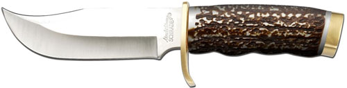 UNCLE HENRY KNIFE NEXT GEN - STAGLON 5.5" BLD W/LTHR SHEATH — view 1