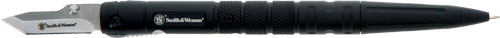 S&W FOLDING PEN KNIFE 1.6" BLD - 7.6" LONG ALUMINUM BLACK — view 1