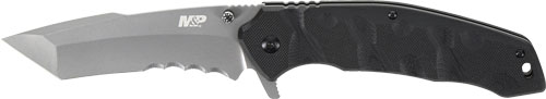 S&W KNIFE M&P SPECIAL OPS 4" - TANTO 4 SPRING ASSIST BLACK — view 1