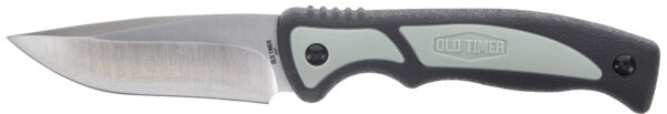 Old Timer 1137135 Trail Boss  3.70" Fixed Drop Point Plain Stainless Steel Blade 5.25" TPE Handle Includes Sheath — view 1