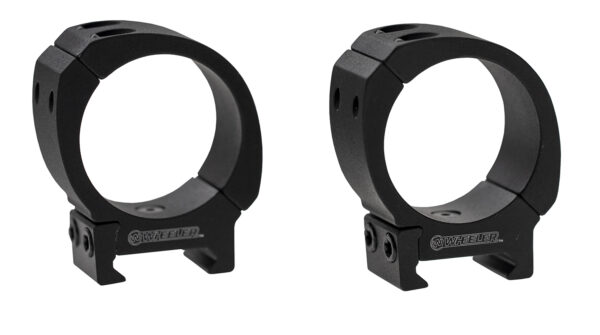 Wheeler 1133747 Sporter Scope Rings  Black 1" Low — view 1