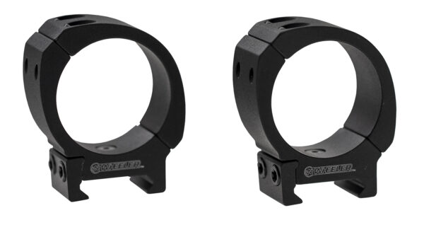 Wheeler 1133749 Sporter Scope Rings  Black 1" High — view 1