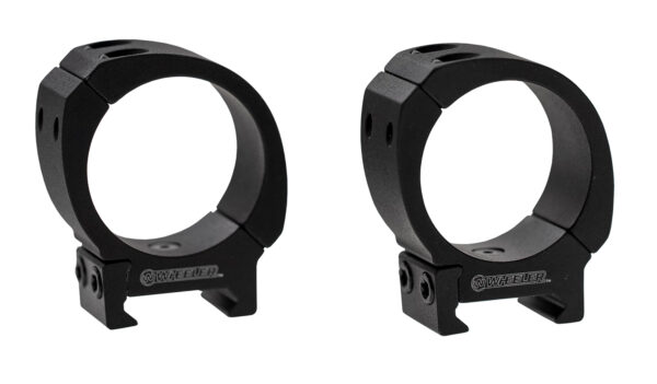 Wheeler 1133754 Sporter Scope Rings  Black 34mm Medium — view 1