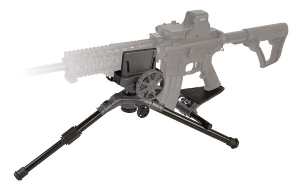 Caldwell 821400 Precision Turret Shooting Rest Black Aluminum 22.40" L x 5.50" W — view 1