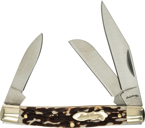 UNCLE HENRY KNIFE NEXT GEN - STAGLON RANCHER 3-BLADE — view 1