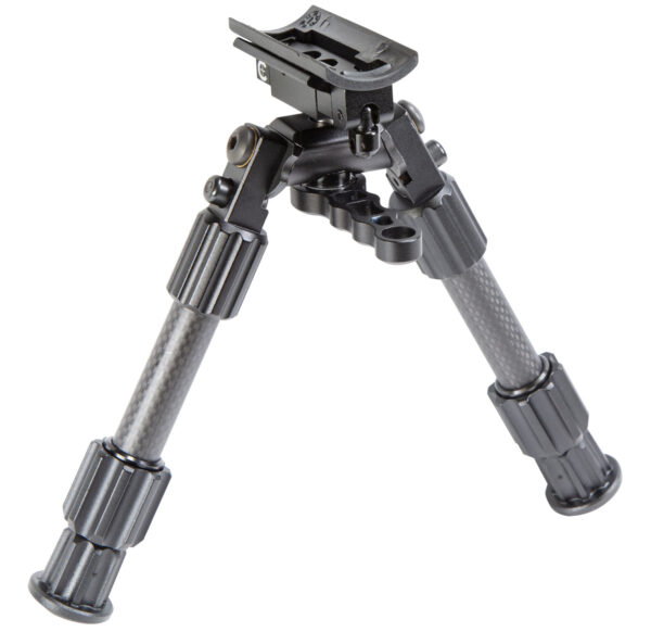 Caldwell 1092515 Accumax Premium Carbon Fiber Bipod 6-9" Gray — view 1