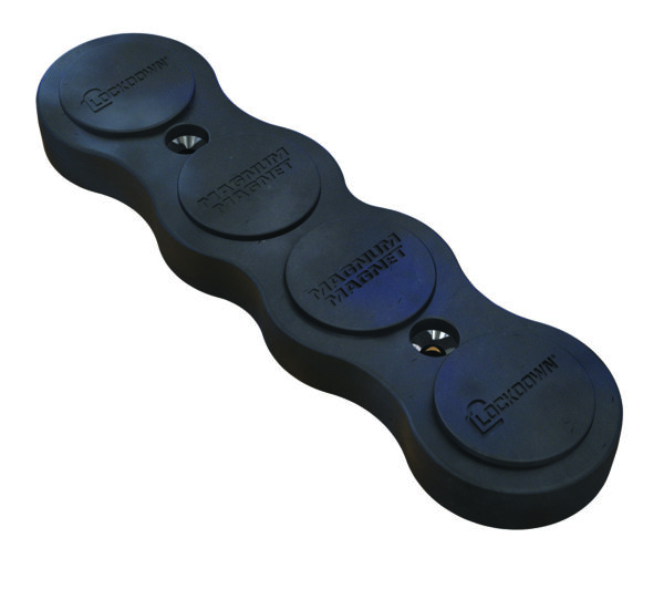 Lockdown 1097608 Gun Concealment Magnum Magnet Black Metal Holds 1 Handgun/Rifle/Shotgun — view 1