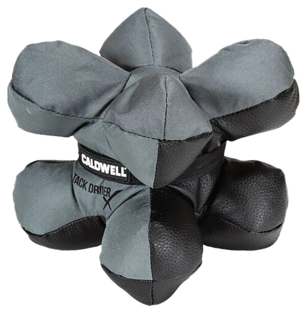 Caldwell 1102665 Tack Driver X with Gray & Black Finish, Rubber Bottom, Plastic Pellet Filled, 6.50 lbs & 8" W x 8" H x 8" D Dimensions — view 1