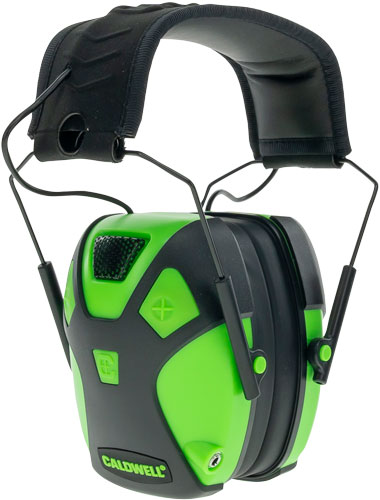 CALDWELL E-MAX PRO YOUTH - ELECTRONIC EARMUFF NEON GREEN — view 1