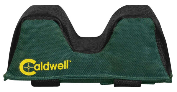 Caldwell 263234 Universal Front Rest Bag Filled Green w/Black Accents 600D Polyester w/Leather Padding — view 1