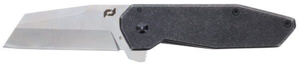 Schrade 1182277 Slyte Compact 2.40" Folding Plain Satin D2 Steel Blade 3.50" Dark Stonewash Stainless Steel Handle — view 1