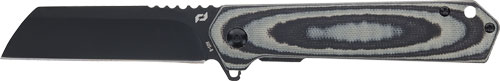 SCHRADE KNIFE LATERAL FOLDER - 3.25" AUS-10 BLACK/GREY LAM — view 1