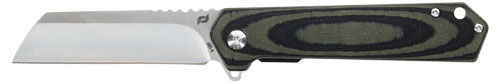 SCHRADE KNIFE LATERAL FOLDER - 3.25" AUS-10 OD GREEN/LAM — view 1