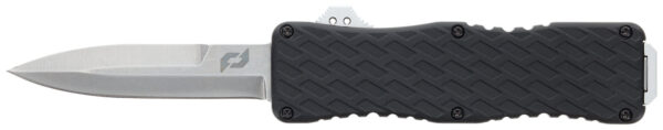 Schrade 1135967 Uproar  D/A OTF Bayonet Plain Satin D2 Steel Blade 4.25" Aluminum Handle — view 1