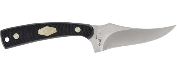 Old Timer 1179216 Sharpfinger  3.30" Fixed Clip Point Plain Stainless Steel Blade/ Delrin Handle — view 1