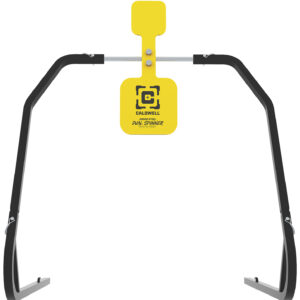 Caldwell 1196226 Daul Spinner  Yellow AR500 Steel 3/8" Thick Standing Target Includes 5" & 8" Plates