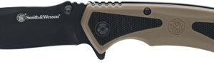 S&W KNIFE EXTREME OPS SPRING - AST 3.25" BLACK/POLY GRIP — view 2