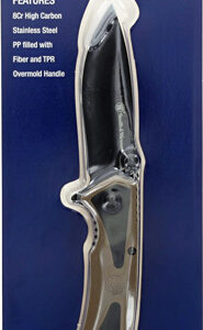 S&W KNIFE EXTREME OPS SPRING - AST 3.25" BLACK/POLY GRIP — view 3