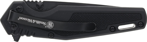 S&W KNIFE S.W.A.T SPRING ASST - 3" BLACK/BLACK LINER LOCK — view 1