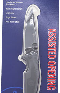 S&W KNIFE S.W.A.T SPRING ASST - 3" BLACK/BLACK LINER LOCK — view 3
