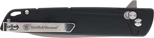 S&W KNIFE 24/7 CROSSBAR FOLDER - 3.25" SS/BLACK GENTLEMAN CARRY — view 1