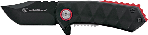 S&W KNIFE 24/7 SPRING ASSIST - 1.9" BLACK/BLACK LINER LOCK — view 1