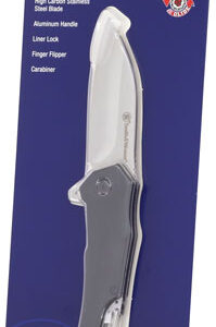 S&W KNIFE OASIS CARABINER - FOLDER 3" BLACK/SS — view 3