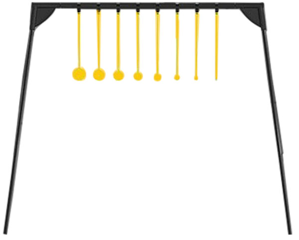 Caldwell 4002310 Challenge Target Rimfire KYL Black/Yellow AR500 Steel Standing Includes 8 Targets — view 1