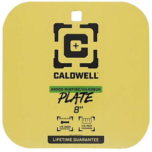 Caldwell 4002878   8" Rimfire/Handgun Yellow AR500 Steel Gong 1/4" Thick