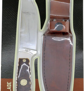 UNCLE HENRY KNIFE NEXT GEN - STAGLON 4.6" BLD W/LTHR SHTH — view 3