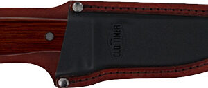 OLD TIMER KNIFE FRONTIER FIXED - BLADE 5" W/LEATHER SHEATH — view 2