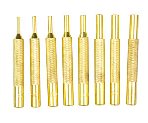 WHEELER BRASS PUNCH SET 8 PIECE — view 2