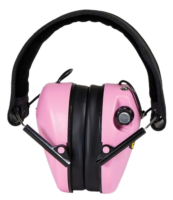 Caldwell 487111 E-Max Low-Profile Muff 23 dB Over the Head Pink/Black Adult — view 1