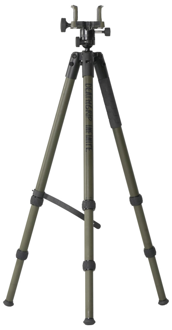 Bog-Pod 1159188 DeathGrip Infinite Tripod, Aluminum with Black/OD Green Finish, Ball Head Mount, Hybrid Foot & DeathGrip Clamping System 6.5"-59" — view 1