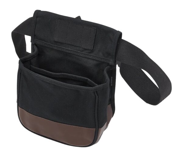 USP P23010  DIVIDED SHELL POUCH BLK/BRN — view 1