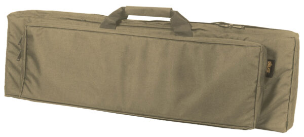 US PeaceKeeper P40036 RAT Case Water Resistant Tan 600D Polyester w/ Padding Adjustable Straps Air Vents & Front Pocket w/ Triple Mag Pouch — view 1