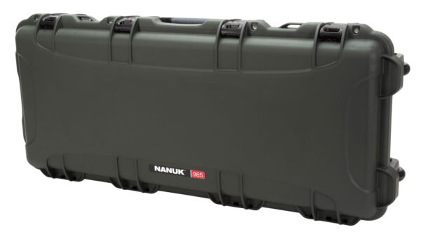 Nanuk 9851006 985  36" Olive Resin Tactical Rifle/Takedown Shotgun — view 1