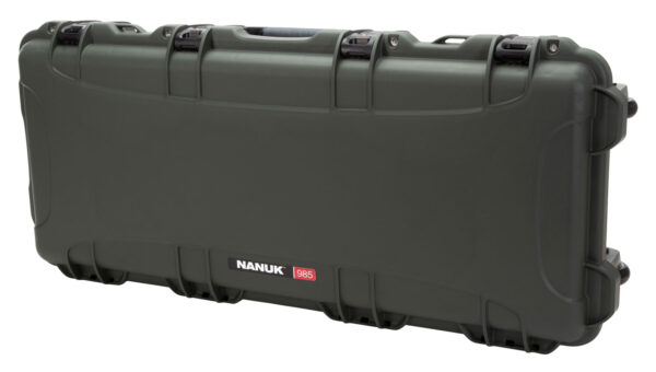 Nanuk 985TAK6 985 Takedown Case Olive Resin Lockable Latches for Rifles — view 1