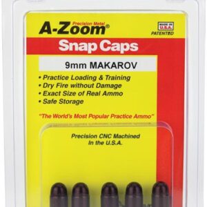 A-ZOOM METAL SNAP CAP 9X18MM - 9MM MAKAROV 5-PACK — view 2