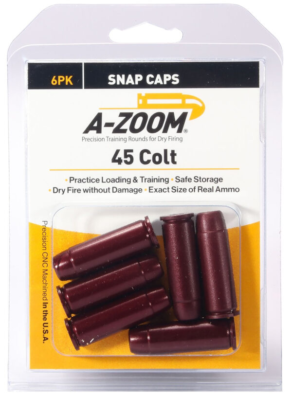 A-Zoom 16124 Revolver Snap Cap 45Colt 6Pack — view 1