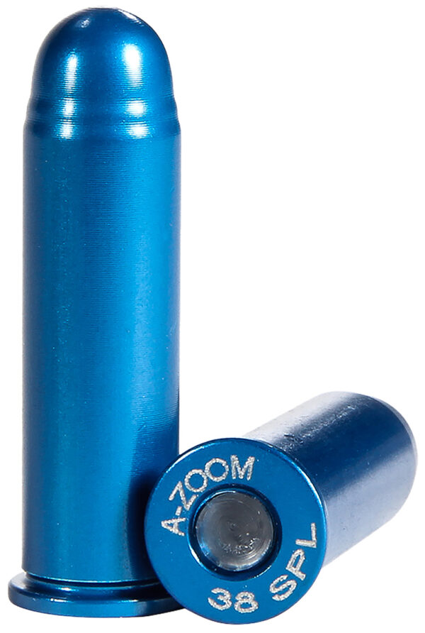 A-Zoom 16318 Revolver Blue Snap Caps 38Special 12Pack — view 1