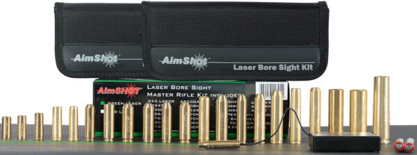 AimShot  Master Kit  Multi-Caliber Bore Sight with Green 532nM Laser & Uses 2 AAA Batteries for Rifles (Batteries Not Included) — view 1
