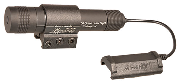 AimShot KT81067 Green Rifle Laser Kit  Matte Black — view 1