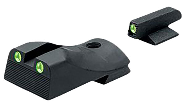 Kimber Mfg.,inc ML11212 1911 Slant Fixed Night Sight Set  Green/Tritium Black Outline Front Sight-Green/Tritium Black Outline Rear Sight — view 1
