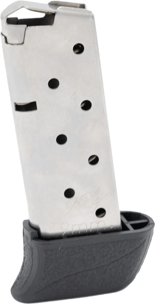 Kimber Mfg, Inc 1200848A Micro 9  8rd Extended 9mm Luger Silver Stainless Steel — view 1