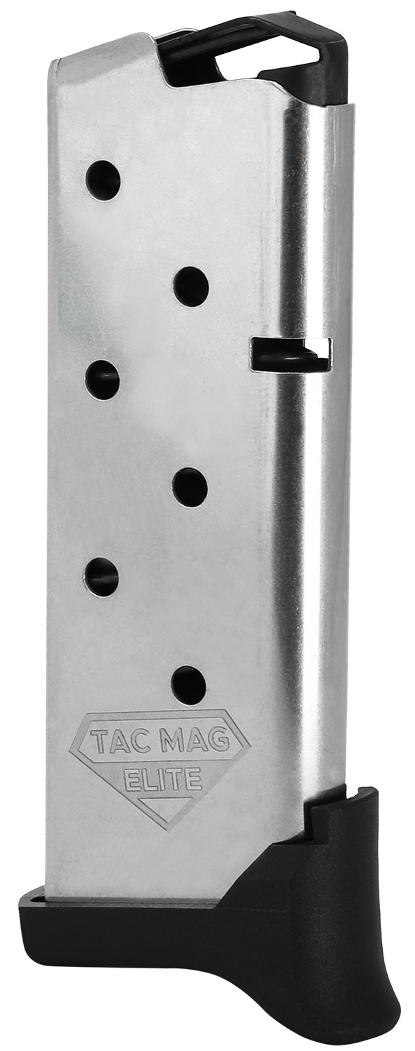 Kimber Mfg, Inc 1200930A Micro 9 Tac-Mag 7rd Extended 9mm Luger Silver Steel — view 1