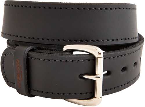 VERSACARRY DOUBLE PLY LEATHER - BELT 48"X1.5" HEAVY DUTY BLK — view 1