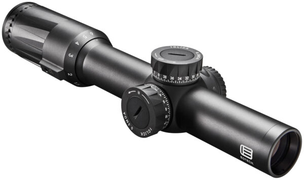 Eotech VDU16FFSR3G Vudu FFP Black Hardcoat Anodized 1-6x 24mm 30mm Tube Illuminated Green SR3-MOA Reticle Features Throw Lever — view 1