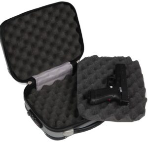 BULLDOG POLYCARBONATE PISTOL - CASE W/ TSA COMO LOCK GREY 9" — view 3